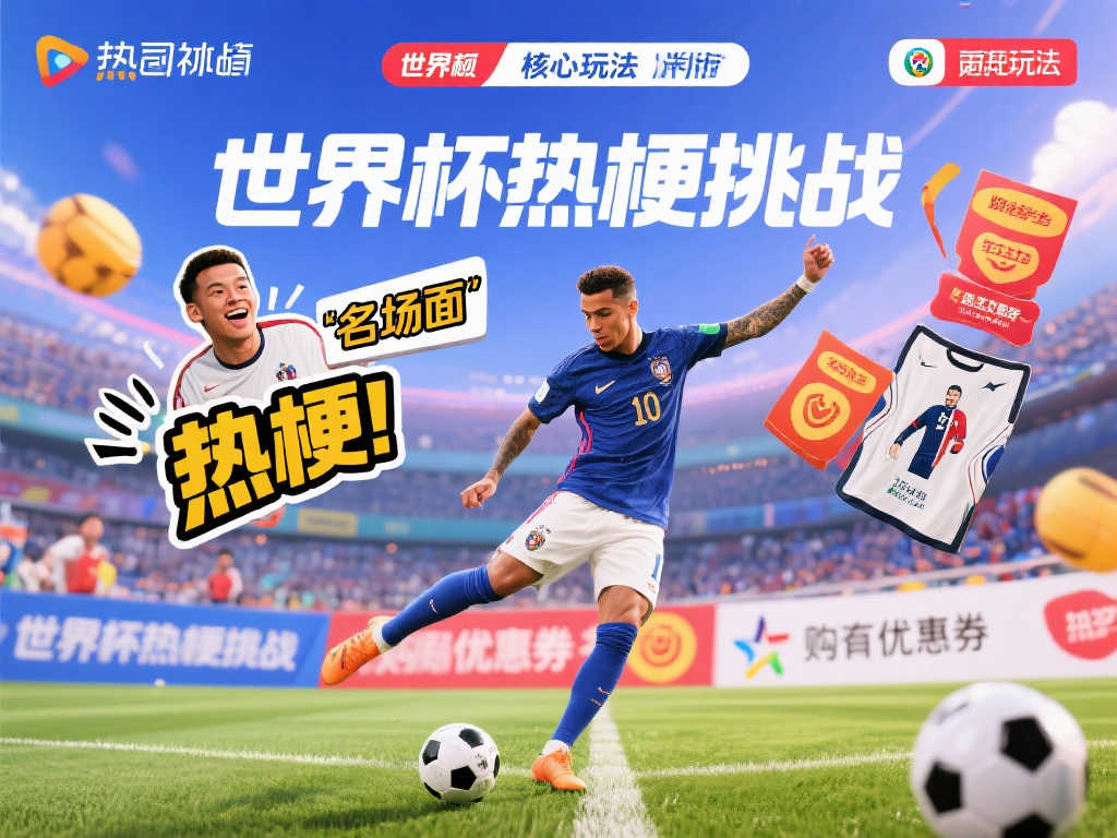 体彩联手短视频平台掀起“世界杯热梗挑战”热潮 体彩联手短视频平台掀起“世界杯热梗挑战”热潮